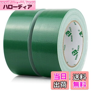 �y���������zBOMEI PACK �_�N�g�e�[�v�z �O���[���_�N�g�e�[�v ���ϋv����e�[�v �C���e�[�v 50mmx30m ����e�[�v�z 2�p�b�N