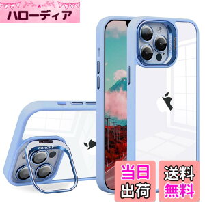 �y���������zJOOBOY iPhone 13 Pro Max �Ή� �P�[�X �����Y�X�^���h�t�� �N���A PC�w��+TPU�o���p�[ �����Y�J�o�[�t�� �ϏՌ� �X�g���b�v�z�[���t�� �A�C�t�H��13�v�� �}�b�N�X �p �P�[�X �X�}�z�P�[