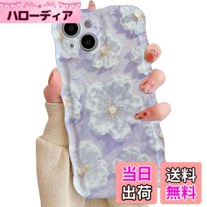 �y���������zQLTYPRI iPhone 15 Plus �p �P�[�X iPhone 14 Plus �p �P�[�X TPU�J�o�[ ������� �؍� ���� �ԕ� �E�F�[�u ���^ �y�� �ϏՌ� �X�}�z�P�[�X ���C�����X�[�d�Ή� �X�g���b�v�z�[���t�� �A�C