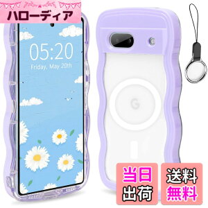 �y���������zHILEGENER Google Pixel 8A �P�[�X MagSafe�Ή� �N���A �\�t�gTPU�J�o�[ ���킢�� �g��t���[�� ���˂��� �O�[�O�� �s�N�Z��8A 6.1�C���`�p����~�� �X�}�z�P�[�X�E�F�[�u �f�U�C�� ��Ƀt