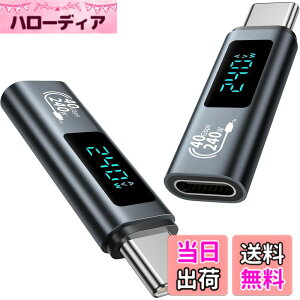 �y���������zGIANAC 240W �A�_�v�^ USB C �y40Gbps�z, LED�o�̓X�N���[���\�� �ϊ��A�_�v�^ �����f�[�^�]�� MAX 48V/5A MacBook /15 Pro MAX/Samsung Galaxy S24/S23/Pixel/Android�Ȃ�USB-C�@��Ή� �u���b�N
