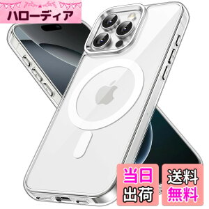�y���������zJETech iPhone 16 Pro Max 6.9�C���`�p �}�O�l�b�g �P�[�X MagSafe�Ή� �Ռ��z�� �o���p�[�J�o�[ �����h�~ �N���A�o�b�N (�N���A)