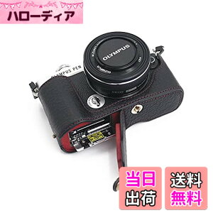 �y���������zSIUTATDSH �J�����P�[�X ��t���v �K�pOlympus �I�����p�X PEN E-P7 EP7 �P�[�X �J�����z���_�[�A�ϐk�E�ϏՌ��E�֌g�O�r�ݒu�ł��A�d�r�����ł��B (�u���b�N)