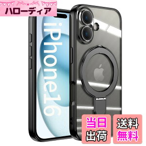 �y���������zJOOBOY �X�}�z�P�[�X �Ή� iPhone 16 Plus �P�[�X MagSafe�Ή� �N���A ���� �����O�t�� ���b�L�d�グ �����Y�J�o�[�t�� �\�t�gTPU �ϏՌ� ���ɋ����w�� ���C�����X�[�d �X�g���b�v�z�[��