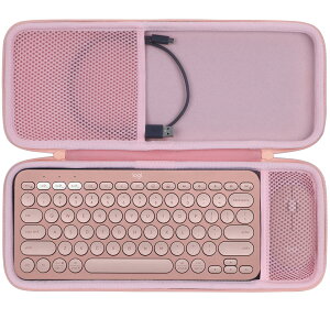 �y���������zLebakort���[�P�[�X�ƌ݊����̂���Logicool���W�N�[��PEBBLE KEYS 2 K380sGR Bluetooth���C�����X�L�[�{�[�hPEBBLE MOUSE2 M350sGR ���C�����X�}�E�X (�s���N �P�[�X)