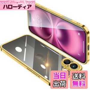 �y���������zONETIAOLONG iPhone16 Plus �p �P�[�X �N���A �A�C�t�H��16Plus �J�o�[ ���� �X�}�z�P�[�X �S�ʕی� �ϏՌ� �y�� ���b�L���H TPU ���^ �X�g���b�v�z�[���t�� ����~�� �����h�~ 6.7�C���`�i