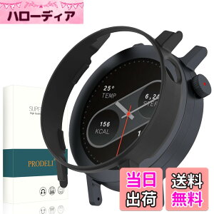 �y���������zPRODELI For CMF By Nothing Watch Pro 2 ��p �P�[�X ���t���ȒP PC�f�� �y�� �L�Y�h�~ �ϏՌ� �h�o cmf by nothing watch pro 2 �p �ی�J�o�[ �i�u���b�N�j