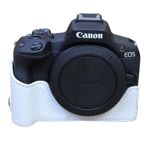 �y���������zSIUTATDSH �J�����P�[�X ��t���v �K�p Canon �L���m�� EOS R50 R100 �P�[�X ���C�i�[�P�[�X �J�����z���_�[�A�ϐk�E�ϏՌ��E�֌g�O�r�ݒu�ł��A�d�r�����ł��B (�z���C�g)