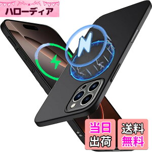 �y���������zWojiaozvlf �ɔ� for iPhone 16 Pro Max �P�[�X ���^ Magsafe�Ή� �}�O�l�b�g���� iPhone 16 Pro Max�p �J�o�[ PC�}�b�g���� ���y�� ���ϖh�~ �w��h �C�菝�h�~ ��G��ǂ� �S�ʕی� ���ϖ� �Ϗ�