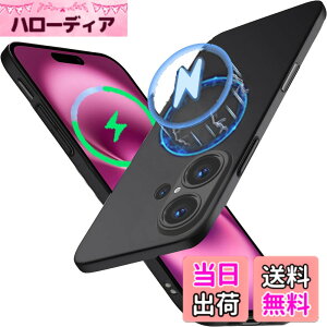 �y���������zWojiaozvlf �ɔ� iPhone 16�p �P�[�X ���^ Magsafe�Ή� �}�O�l�b�g���� iPhone 16 �p �J�o�[ PC�}�b�g���� ���y�� ���ϖh�~ �w��h �C�菝�h�~ ��G��ǂ� �S�ʕی� ���ϖ� �ϏՌ��J�X�g���b