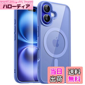 �y���������zJETech iPhone 16 Plus 6.7�C���`�p �}�O�l�b�g �P�[�X MagSafe�ɑΉ� �Ռ��z�� �o���p�[�J�o�[ �\���b�h�J���[�}�b�gTPU�t���[�� �����h�~ �N���A�o�b�N (�E���g���}����)
