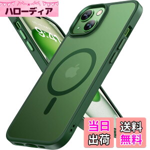 �y���������zMiracase iPhone15 �P�[�X�yMagsafe�Ή��EMIL�ČR�K�i�z�ϏՌ�iphone 15 �P�[�X 6.1�C���` ���΂ݖh�~�A���h�~�A�w��h�~�A���M�A�X�g���b�v�z�[���t���A�����Ĕ��ɗD�����f�U�C���A����