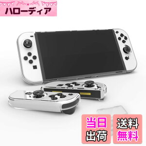 �y���������zZeniMart Switch oled �J�o�[ �y2022 Switch�L�@El���f���Ή��z Switch �L�@el TPU �N���A �h�b�N�Ή� Joy-Con(L)/(R)�J�o�[�tx�L�@EL���f����p oled �X�C�b�` �P�[�X �j���e���h�[�X�C�b�` �ی�P