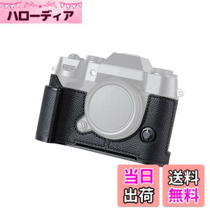 �y���������zSIUTATDSH �J�����n�[�t�P�[�X�A Fuji X-T50 XT50�A�r���e�[�W���^���{�v�C���X�^���g�J�����ی�P�[�X �X�^�C���b�V�� �|�[�^�u�� �ϏՌ� (�u���b�N)