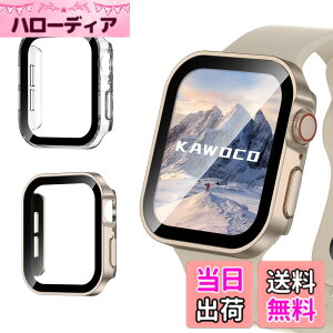 �y���������z�y2���Z�b�g�zKawoco �A�b�v���E�H�b�` �h�� �J�o�[ �ی� iWatch 46mm Series 10 ���p�G�b�f�U�C�� apple watch �p �P�[�X �Ή� 46mm �X�^�[���C�g �� �N���A