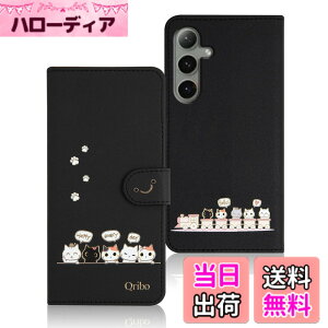 �y���������zQribo Galaxy S24 Plus �P�[�X �蒠�^ Galaxy S25 Plus �P�[�X �V���v���Ȃ̂ɉ����f�U�C�� �G���{�X���H�L�� ���ꂵ���C���� 6.7�C���`�Ή� �M�����N�V�[s24 Plus �P�[�X Samsung S24plus / S25plu