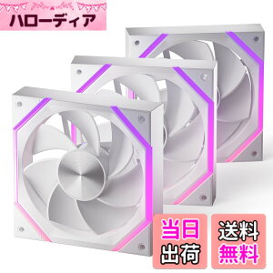 �y���������zAsiaHorse Nyota ARGB PC�P�[�X�t�@�� 120mm (12cm) 3�{ �t���E�z�C�p [�����\PWM/�É�] 4Pin PWM 5V 3Pin ARGB 2000RPM/61.5 CFM/HDB�x�A�����O/������ ���[�J�[RGB�\�t�g�Ή� (ASUS Aura, ASRock, GIGABYTE, MSI)