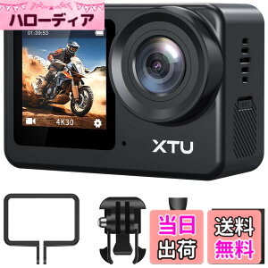 �y���������zXTU S6 �A�N�V�����J���� 4K 20MP�yAmbarella H22 CPU&SONY IMX386 �Z���T�[�z�A�N�V�����J�� SuperSmooth��Ԃ�␳4.0 �X�|�[�c�J���� �O���}�C�N�Ή� �c�����B�e WiFi���� �������� HDMI�o�� 8�{