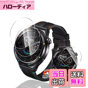 �y���������z�p Xiaomi Watch S4 �K���X�t�B���� �ی�t�B���� �y3���Z�b�g ���YAGC���Ɏq�f�ށz �p xiaomi watch s4 �����K���X �t�B���� �����ߗ� �����^ �p �V���I�~ WatchS4 �t�� �ی�t�B���� �ϏՌ�