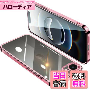�y���������zONETIAOLONG iPhone17e / 16e �p �P�[�X �N���A �A�C�t�H��17e �J�o�[ ���� �X�}�z�P�[�X �ϏՌ� �y�� ���b�L���H TPU ���^ �X�g���b�v�z�[���t�� ����~�� �����h�~ 6.1�C���`�i���[�Y�S�[