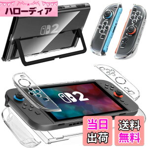 �y���������zNintendo Switch 2 �J�o�[ �N���A [ONETIAOLONG] �X�C�b�`2 �P�[�X PC�f�ސ� ���̎��݌v ���E�ȒP ���ϖh�~ ���^�y�ʐ݌v ���ϏՌ� �w��h�~ ���h�~ �ی�J�o�[ Switch 2 (2025) �Ή�(�N���A)