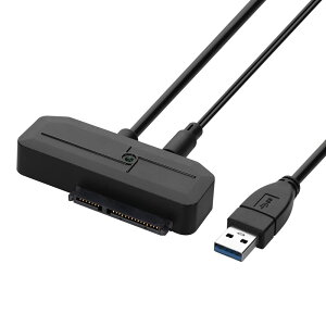 �y���������z�I�E���e�b�N �f�[�^����y�ɂ����z�� 2.5�C���`/3.5�C���` HDD/SSD�p �ő�18TB�Ή� Windows Mac���Ή� SATA - USB3.2 Gen1(USB3.0)/2.0 �ϊ��A�_�v�^�[ �P�[�u�����F65cm OWL-SA23U32G1-A