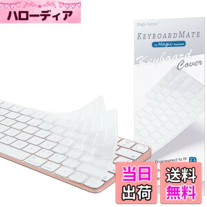 �y���������ziMac Magic Keyboard�p�L�[�{�[�h�J�o�[ �Ή��p��US�z��- M4�`�b�v iMac 24�C���` �L�[�{�[�h�J�o�[ �X�L�� (Model A3118/A2449 Touch ID����, �e���L�[�Ȃ�) �����^ �h���h�o ����