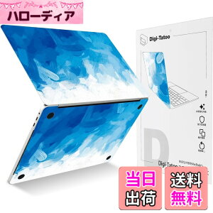 �y���������zDigi-Tatoo �X�L���V�[�� 2025~2026 MacBook Air 13.6 �C���` (M5/M4�`�b�v A3449/A3240) �Ή� �J�o�[ �P�[�X �t�B���� �X�e�b�J�[ �ی� ���O���\ �����h�~����юc�����t�� [���y���L]