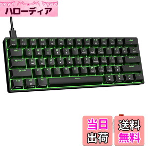 �y���������zDIERYA �Q�[�~���O�L�[�{�[�h �Ԏ� Mini ���^ ���J�j�J���L�[�{�[�h 60%���C�A�E�g 61�L�[ �p��z�� �L�� �L�[�{�[�h ���E�� USB C �d���P�[�v�� Windows�m�[�g�p�\�R�������PC�Q�[�}�[