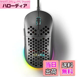 �y���������zDIERYA M1SE �Q�[�~���O�}�E�X �L�� �É� 75g���y�� RGB�o�b�N���C�g 16000�x�����\ DPI �v���O�����\�� �l�ԍH�w�Ɋ�Â����f�U�C�� Windows PC�Q�[�}�[�p (�u���b�N)