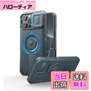 �y���������zDexnor iPhone 16 Pro Max�p �P�[�X - �X���C�h���J�����J�o�[�������\�L�b�N�X�^���h�t�� �}�O�l�b�g���ϏՌ� �w�r�[�f���[�e�B �v���e�N�e�B�u�J�o�[(�u���[)