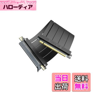 �y���������zEZDIY-FAB PCIe 5.0 x16 ���C�U�[�P�[�u�� 20cm 180�x 128GB/s �������]�� RTX 50/40�ERX 9000/7000 �Ή� GPU�����}�E���g�u���P�b�g PCIe 4.0/3.0 ���ʌ݊� PCIe�����P�[�u�� �X�g���[�g�R�l�N�^ - �u��