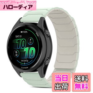 �y���������z[CiimWaa] 20mm �o���h for �K�[�~�� Garmin Forerunner 70/ 170/170 Music/Approach J1/S50/Garmin Vivoactive 6/5 �p �V���R�� ���v�o���h ���͂Ȏ��C �X�}�[�g�E�H�b�`���� �}�O�l�b�g ���v�x���g �����^ 
