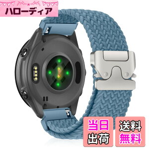 �y���������z[CiimWaa] 22mm �o���h for Garmin(�K�[�~��) Venu 4/3 45mm/vivoactive 4/Venu 2 �p �����o���h �҂ݍ��� ���v�x���g �N�C�b�N�����[�X ���v�o���h �_�炩�� �ʋC�� �����p�x���g Garmin Forerunner 265/