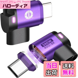 �y���������zENDLESSHINE USB C to C typeC�}�O�l�b�g�A�_�v�^�[ USB4.0 40GbPS�f�[�^�]�� PD 240W �}���[�d24pin ���COTG���� 8K 60Hz�f���o�͑Ή� �r�f�I���o�� �f�B�X�v���C �^�C�v C �C���z�� �ϊ��R�l�N�^