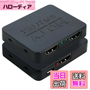 �y���������zIseebiz HDMI ���z�� 1����2�o�� 4K�Ή� HDMI �X�v���b�^�[ ���^ �R���p�N�g PS5/Fire TV Stick/PC/�e���r/�v���W�F�N�g/DVD�v���[���[�Ή�