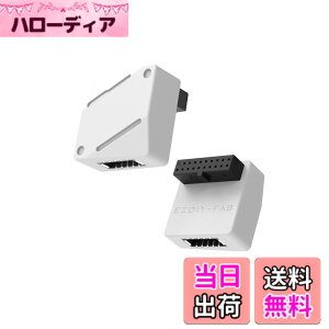 �y���������zEZDIY-FAB USB3.2 Gen1 19�s�� - Type-E L�^ 90�x ���p�A�_�v�^�[ ���w�b�_�[ �����ϊ� �}�U�[�{�[�h�p USB 3.0�t�����g�p�l�� Type-C�ϊ� ���z�� �ȃX�y�[�X ���h�~ ���o�[�X�^�C�v �� - 1�p