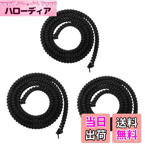 �y���������zHIMIHOM �P�[�u���J�o�[ �R�[�h�J�o�[ TPU�� �y�b�g�ɗD���� �ϔM �ϖ��� �_����[�\ �f���h�~ ���ݖh�~ �� �L�R�[�h�΍� �u���[�L�P�[�u���ی�i�����a6mm×����93cm 3�{�j�u���b