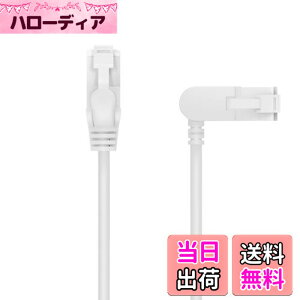 �y���������z�G���R�� LAN�P�[�u�� CAT6A 2m �X�C���O���R�l�N�^ �c�����܂�Ȃ� �ܐ܂�h�~�R�l�N�^ �X���� �z���C�g LD-GPATSW/WH20