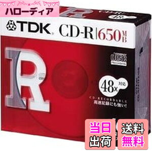 �y���������zTDK CD-R�f�[�^�p650MB 48�{�� 5mm���P�[�X����10���p�b�N [CD-R74TFX10S]