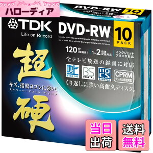 �y���������zTDK �^��pDVD-RW CPRM�Ή� 1-2�{���Ή� �F�F�z���C�g�A�T�C�Y�F10��