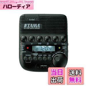 �y���������zTAMA �^�} �h���}�[���� ���g���m�[�� Rhythm Watch ���Y���E�H�b�` RW200 �F�F�u���b�N�B�A�T�C�Y�FSXXL