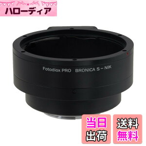 �y���������zFotodiox Pro Lens Mount Adapter Compatible with Bronica S Lenses to fit Nikon F-Mount Cameras �F�F�u���b�N�A�T�C�Y�FBronica S