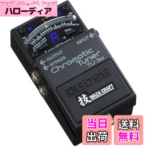 �y���������zBOSS/�ZWAZA CRAFT TU-3W MADE IN JAPAN Chromatic Tuner TU-3W �`���[�i�[ �{�X �F�F�u���b�N