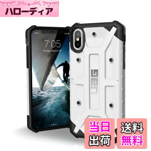 �y���������zURBAN ARMOR GEAR UAG iPhone Xs/X �P�[�X - �p�X�t�@�C���_�[�A�v���Y�}�A�v���C�I �F�F�p�X�t�@�C���_�[ - �z���C�g�A�T�C�Y�Fiphone x