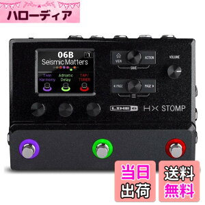 �y���������zLine 6 �}���`�G�t�F�N�^�[ HX Stomp ���R���p�N�g�ȃv���t�F�b�V���i���E�M�^�[�E�v���Z�b�T�[ 300��ވȏ�̃G�t�F�N�g�ƃA���v�E���f�� �I�[�f�B�I�C���^�[�t�F�C�X�@�\