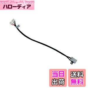 �y���������zSicastar DC_in �d���W���b�N �P�[�u���R�l�N�^�[�t�� Dell Inspiron 15 3000 3551 3552 3558 3559 3583 3458�V���[�Y �m�[�g�p�\�R�� 450.030060001 �F�F�u���b�N