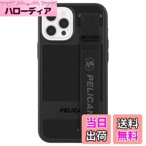 �y���������z�yPelican by Case-Mate�z �R�ہEMIL-STD-810G �~���^���[�O���[�h 4.5m �����ϏՌ��n�C�u���b�h�P�[�X �y���J�� Protector Sling - Black/w Micropel for iPhone 12 / iPhone 12 Pro PP04 �F�FProtector Sling - Black