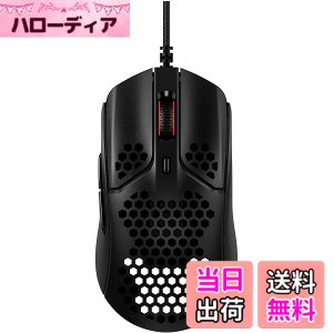 �y���������zHyperX �Q�[�~���O�}�E�XPulsefire Haste�Q�[�}�[���� ���y�ʘZ�p�V�F���f�U�C�� 59�O���� 2�N HMSH1-A-BK/G ���s�A���i [���s�A���i] �F�FPulsefire Haste