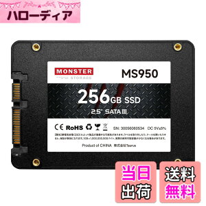 �y���������z�����X�^�[�X�g���[�W �����^ SSD 2.5�C���` 7mm TLC 3D NAND�̗p SATAIII 6Gb/s 560MB/s PS4����m�F�� ���[�J�[3�N �F�F�u���b�N�A�T�C�Y�F256GB